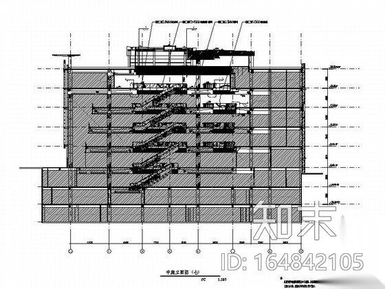 [沈阳]大型商业购物中心室内施工图cad施工图下载【ID:164842105】