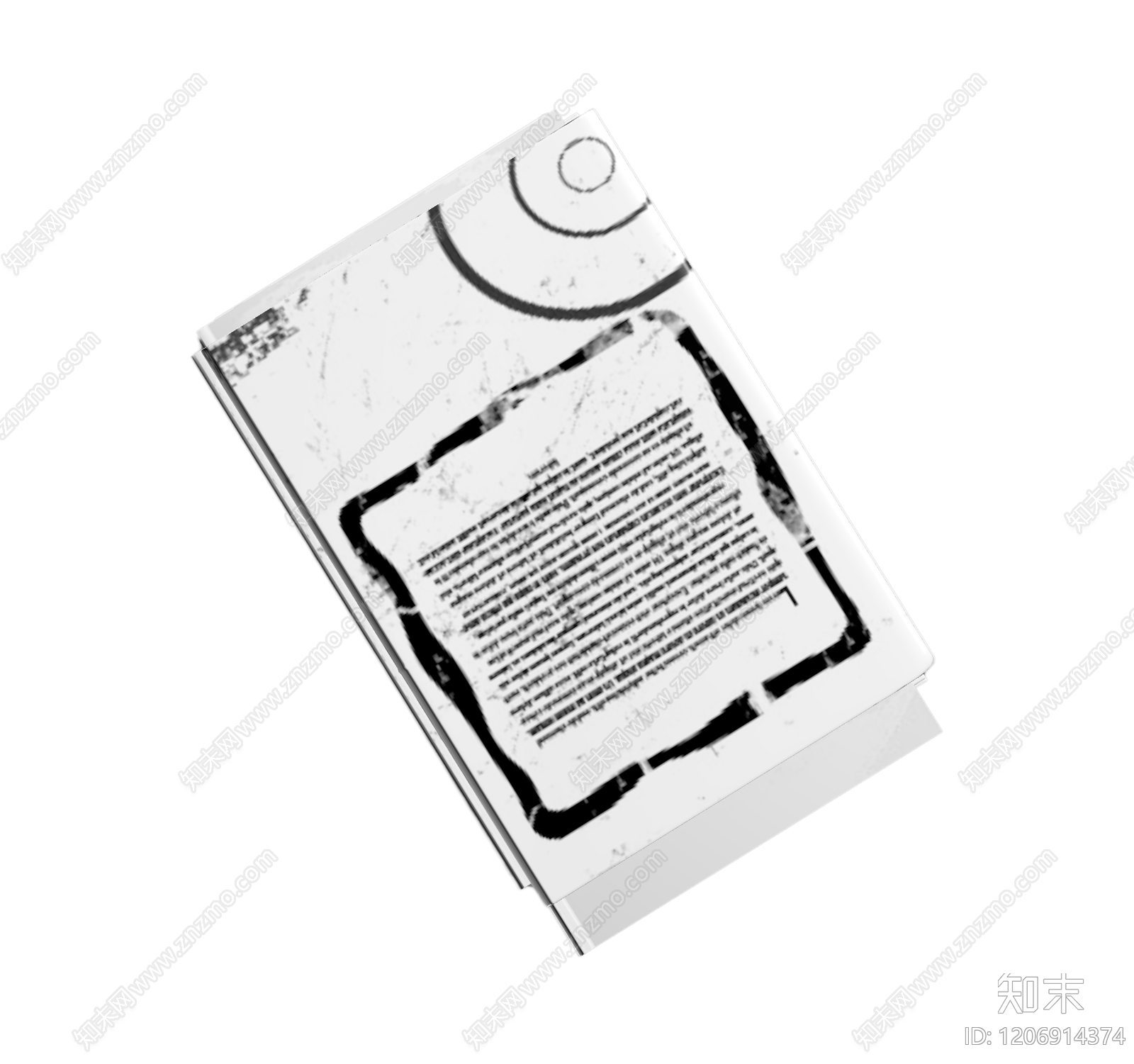 堆叠书籍组合3D模型下载【ID:1206914374】