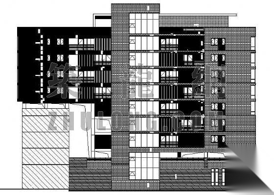 L型公寓设计方案cad施工图下载【ID:149778114】