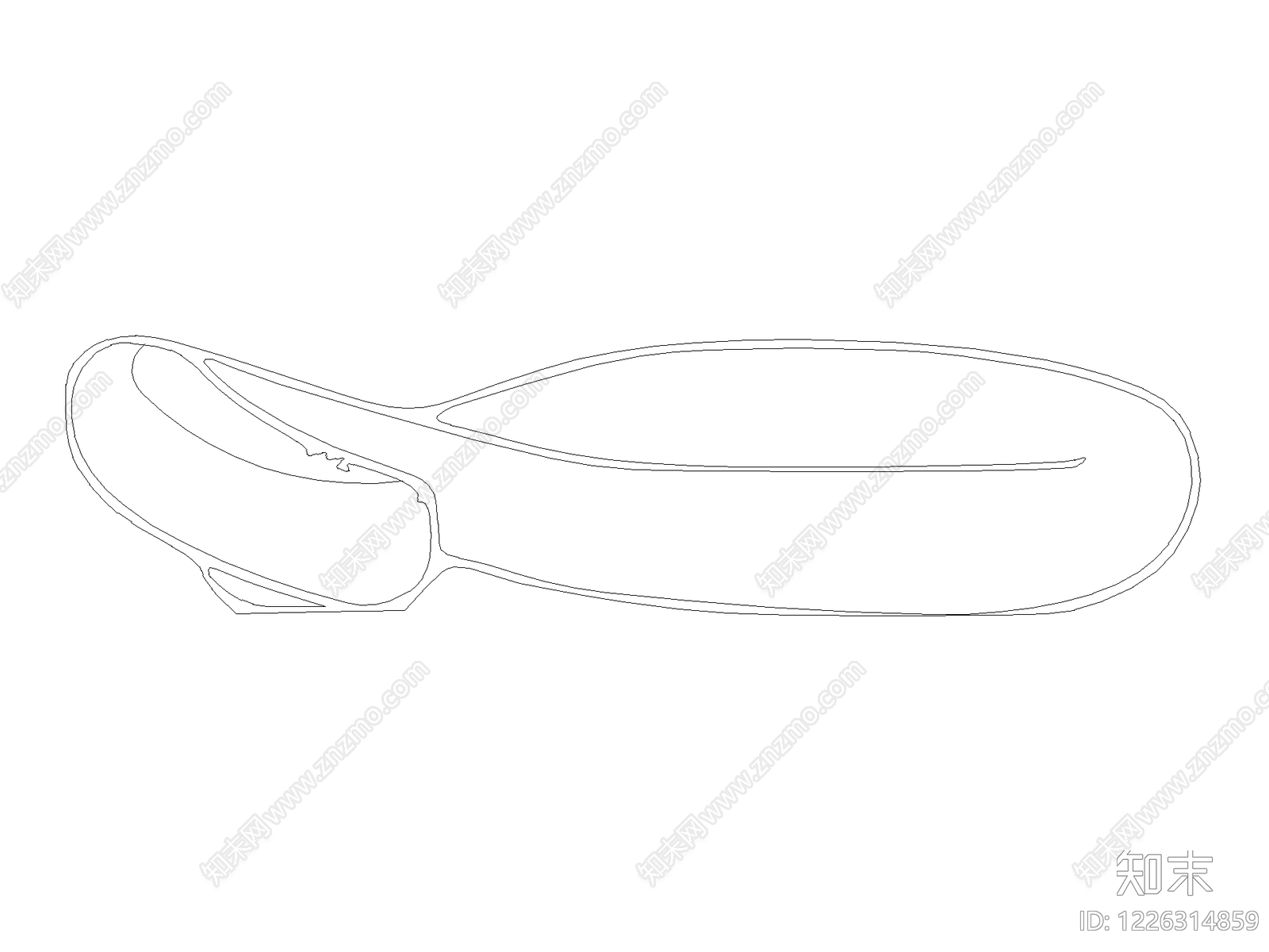 沙发cad施工图下载【ID:1226314859】