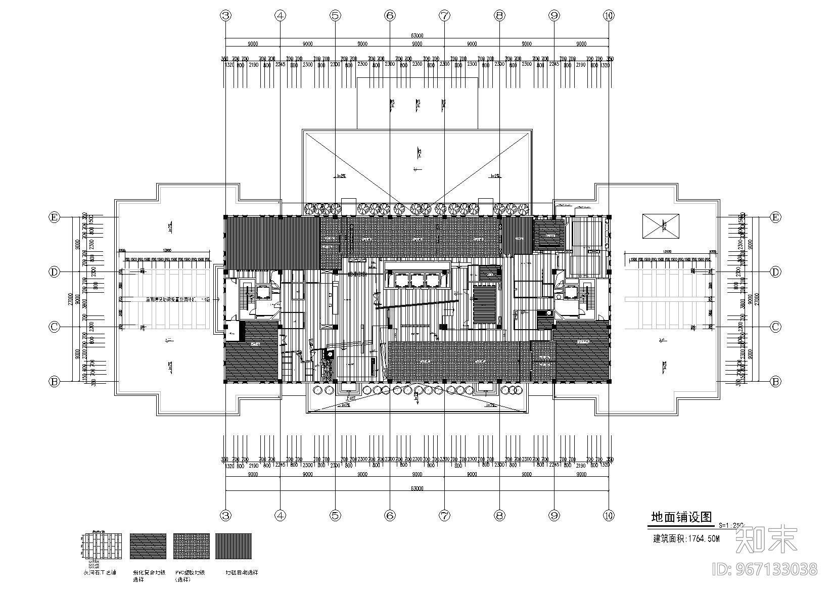 曾建龙办公室CAD全套施工图+效果图cad施工图下载【ID:967133038】