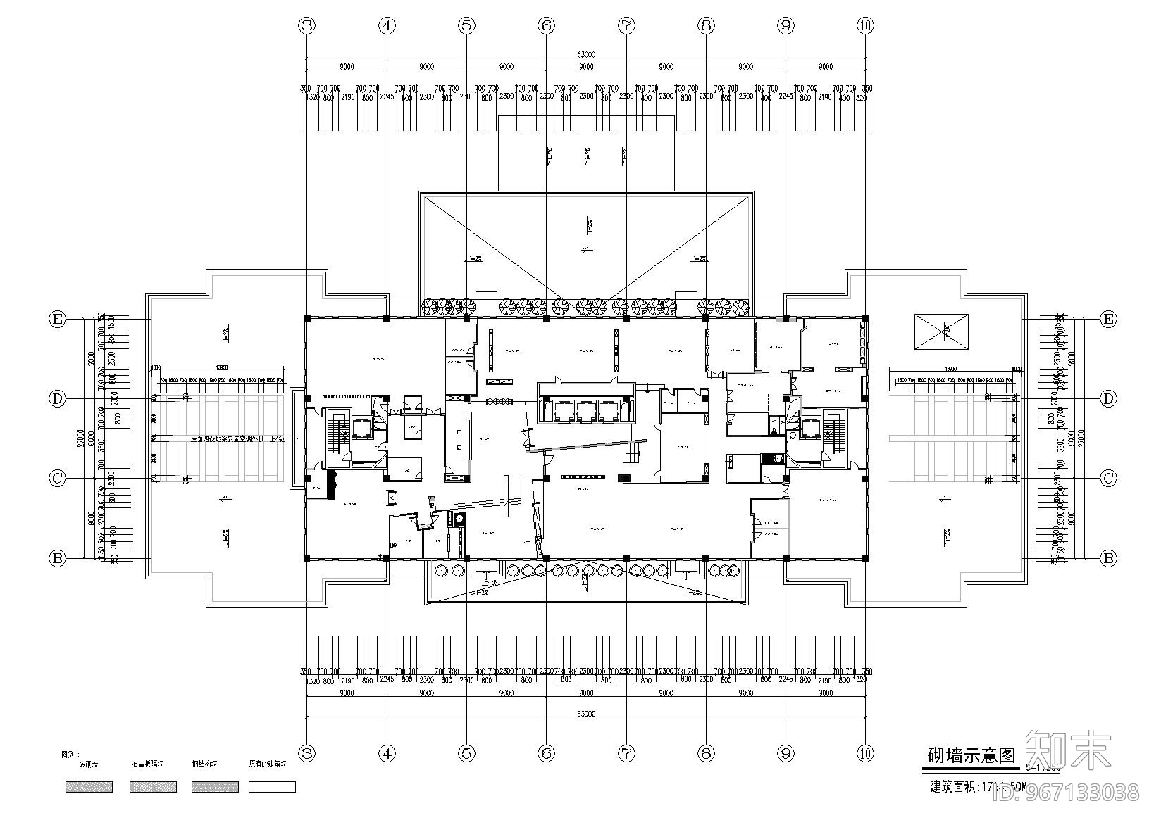 曾建龙办公室CAD全套施工图+效果图cad施工图下载【ID:967133038】