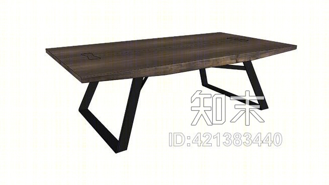 79644咖啡桌（茶几148x77cm格雷厄姆格雷厄姆148x77厘米）SU模型下载【ID:421383440】