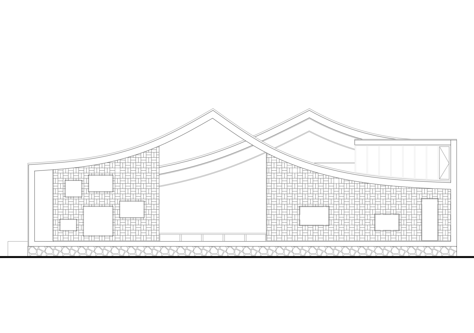 [南京]王澍—三合宅（CAD施工图+方案介绍+实景照片）施工图下载【ID:149527198】