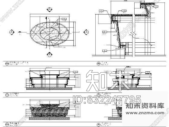 图块/节点自助餐台详图cad施工图下载【ID:832247795】