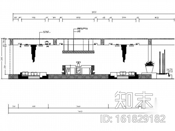 [嘉兴]休闲会所中式风格大堂吧室内施工图（含效果图）cad施工图下载【ID:161829182】