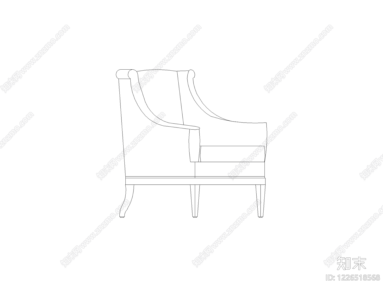 椅子CAD图纸