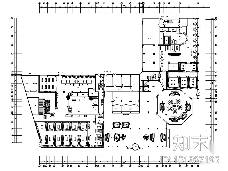 [湖北]某酒店会所部分图纸（含效果）cad施工图下载【ID:161987195】