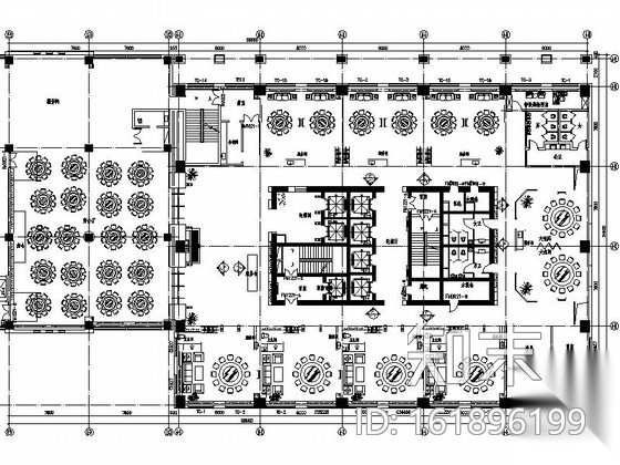 [内蒙古]首家四星级假日商务酒店CAD室内装修施工图（含...cad施工图下载【ID:161896199】
