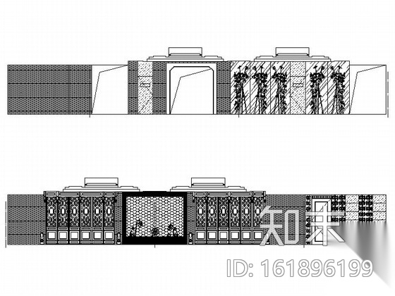 [内蒙古]首家四星级假日商务酒店CAD室内装修施工图（含...cad施工图下载【ID:161896199】