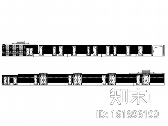 [内蒙古]首家四星级假日商务酒店CAD室内装修施工图（含...cad施工图下载【ID:161896199】