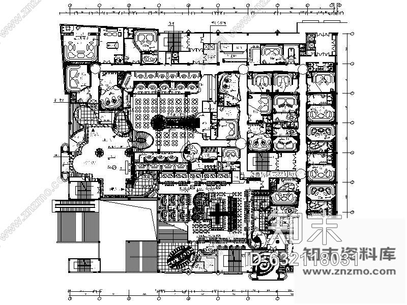 成都豪华娱乐会所施工图含效果施工图下载【ID:632118031】