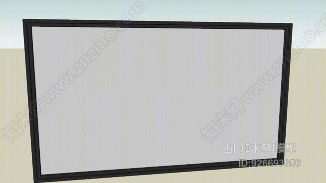 投影屏幕SU模型下载【ID:926693656】