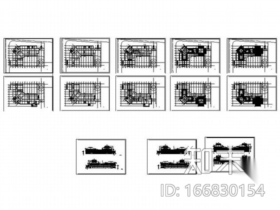 仿古建施工图下载【ID:166830154】