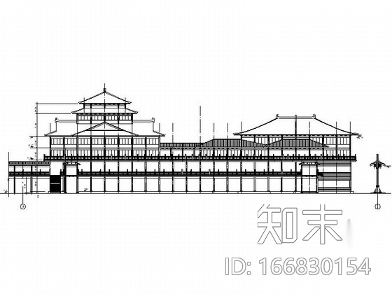 仿古建施工图下载【ID:166830154】