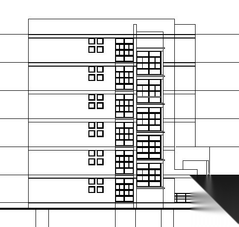 山东某学院男生宿舍建筑结构施工图cad施工图下载【ID:165750143】