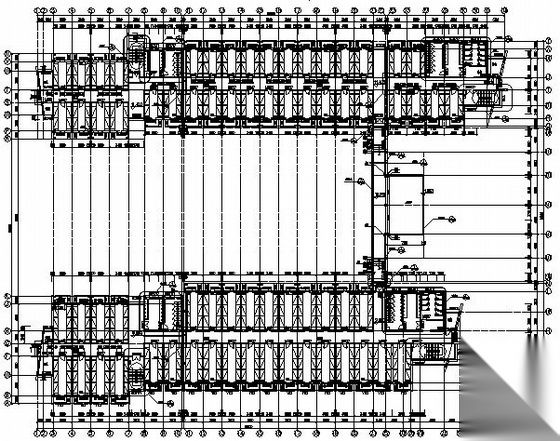 山东某学院男生宿舍建筑结构施工图cad施工图下载【ID:165750143】