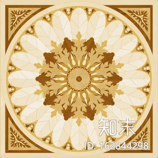 圆形木地板拼花贴图下载【ID:162844298】
