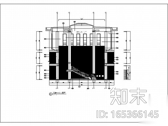 [南京]某自然景色售楼处全套施工图（含实景）cad施工图下载【ID:165366145】