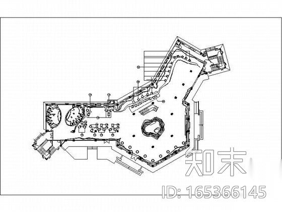 [南京]某自然景色售楼处全套施工图（含实景）cad施工图下载【ID:165366145】