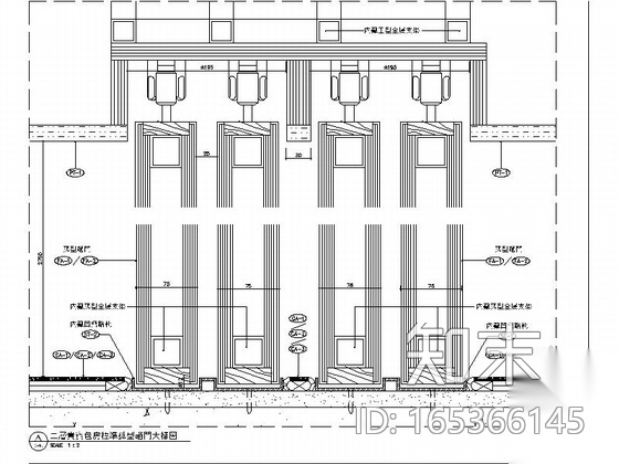 [南京]某自然景色售楼处全套施工图（含实景）cad施工图下载【ID:165366145】