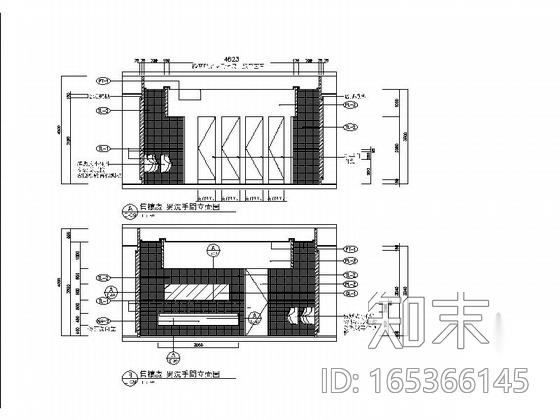 [南京]某自然景色售楼处全套施工图（含实景）cad施工图下载【ID:165366145】