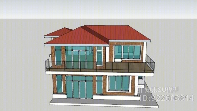 农村别墅SU模型下载【ID:922603814】