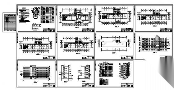 某防疫站疾病控制中心建筑图cad施工图下载【ID:151594139】