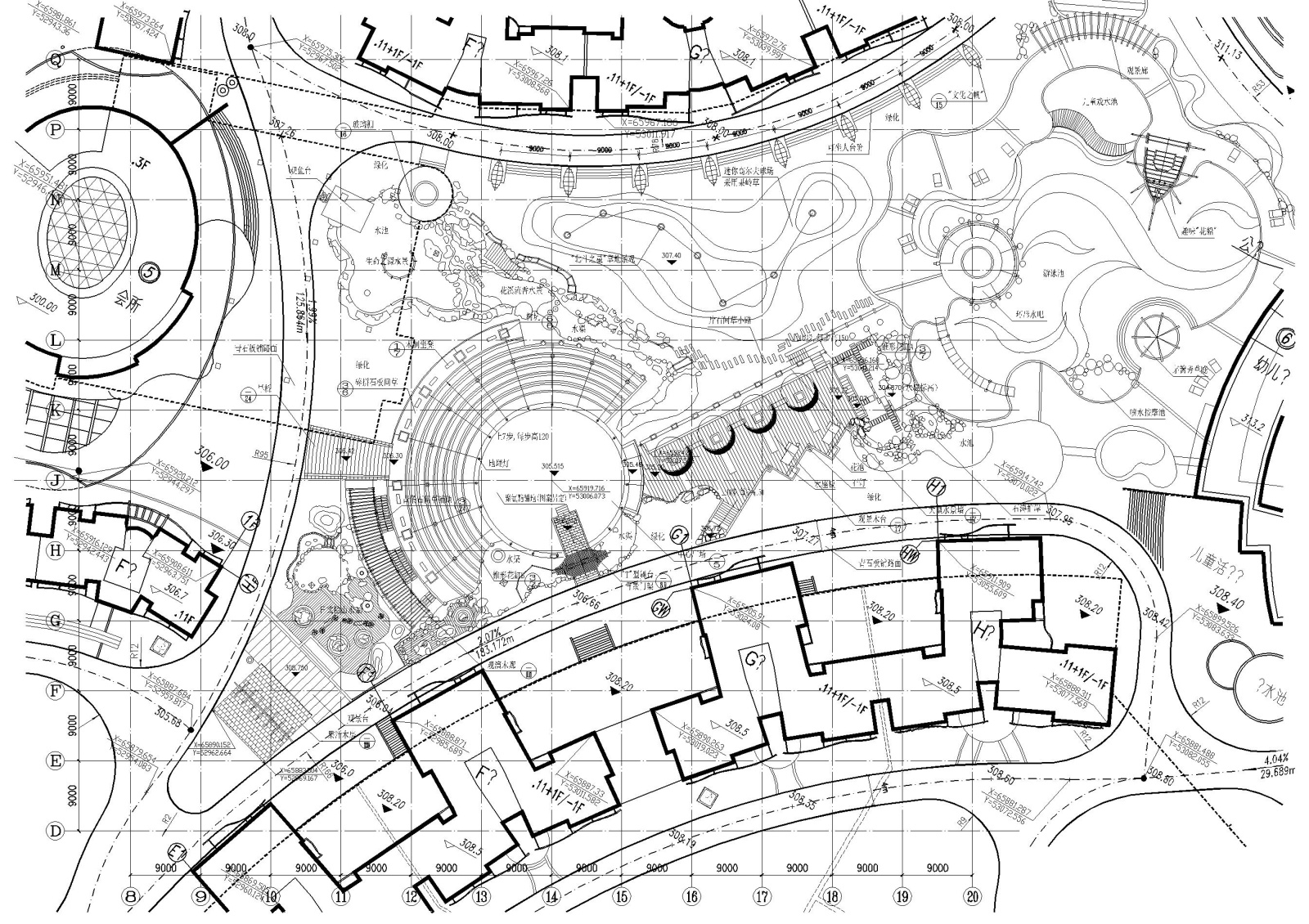 [重庆]天骄年华景观工程全套施工图​纸cad施工图下载【ID:160688102】