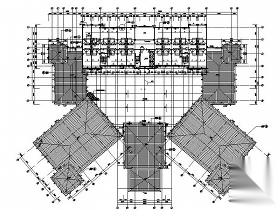 [广东]13层现代风格星级酒店建筑设计施工图cad施工图下载【ID:166724118】