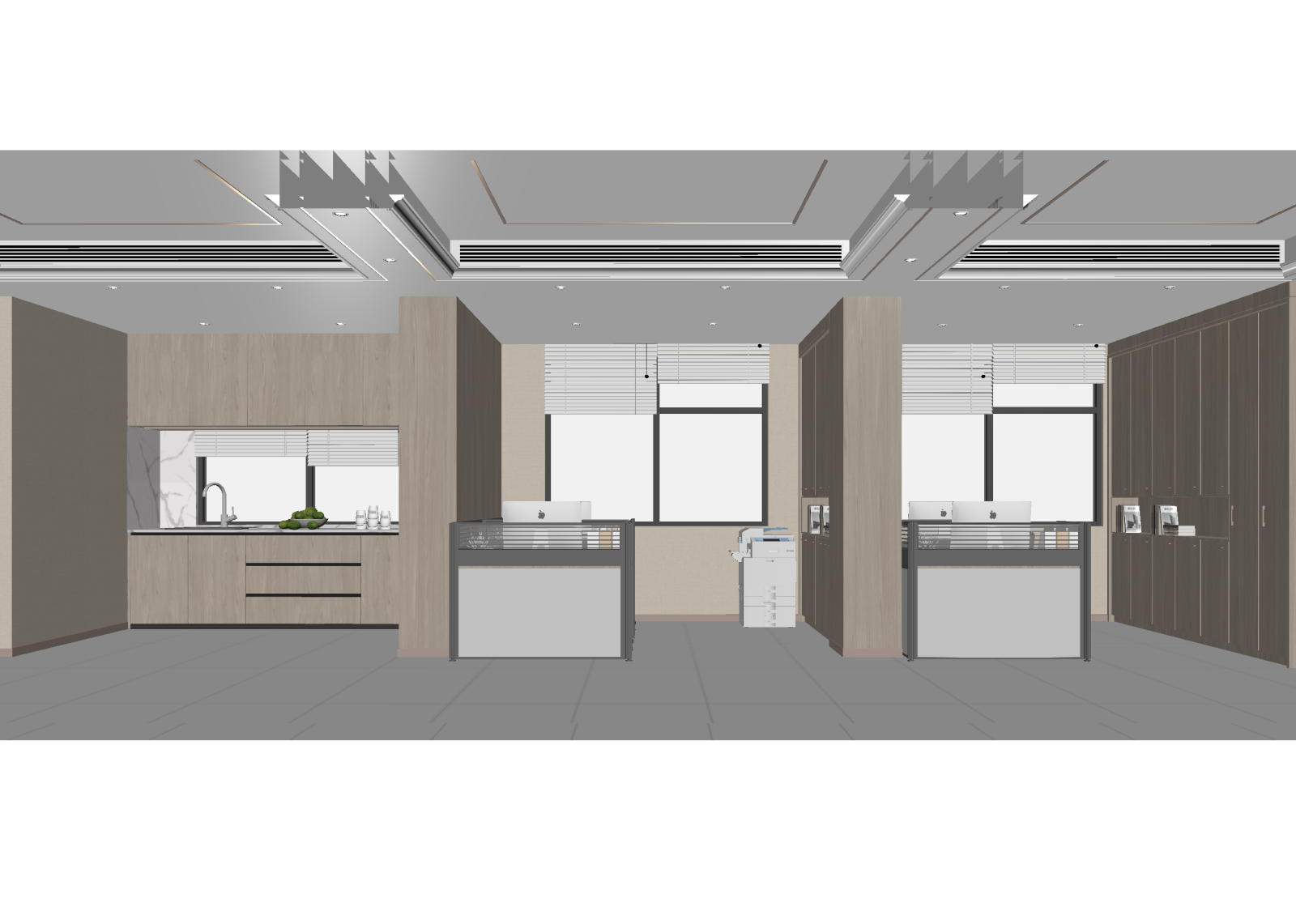 现代办公大厅3D模型下载【ID:1214624048】