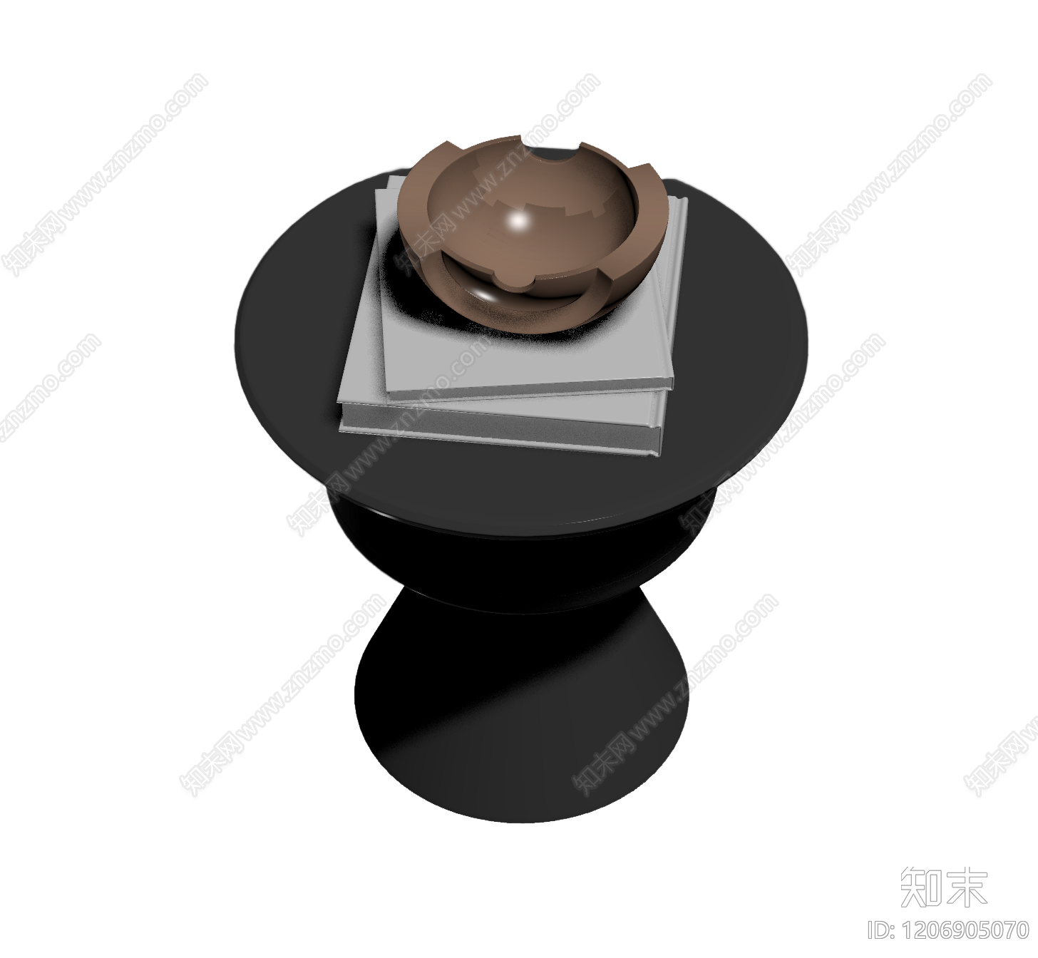 黑色底座装饰台3D模型下载【ID:1206905070】