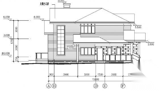 二层别墅设计建筑方案图（294.4平方米）cad施工图下载【ID:149924103】