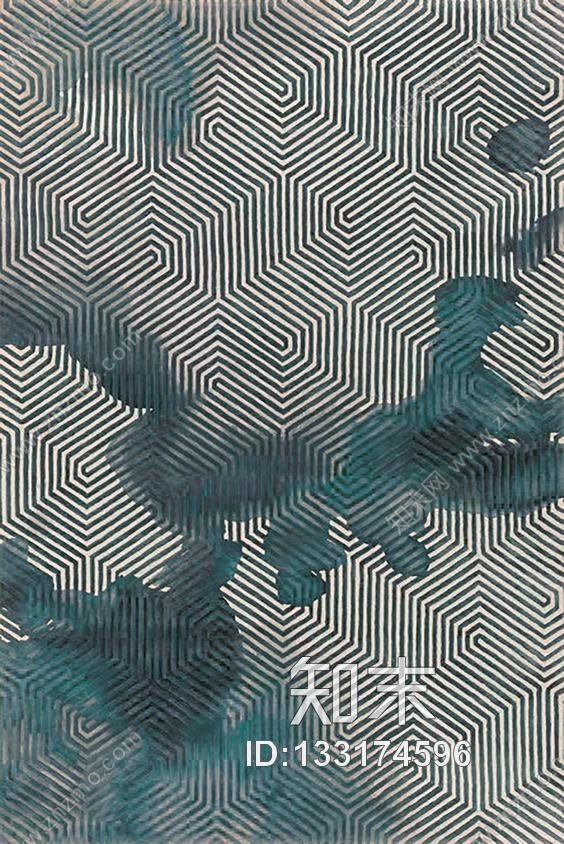 中式条纹地毯贴图下载【ID:133174596】