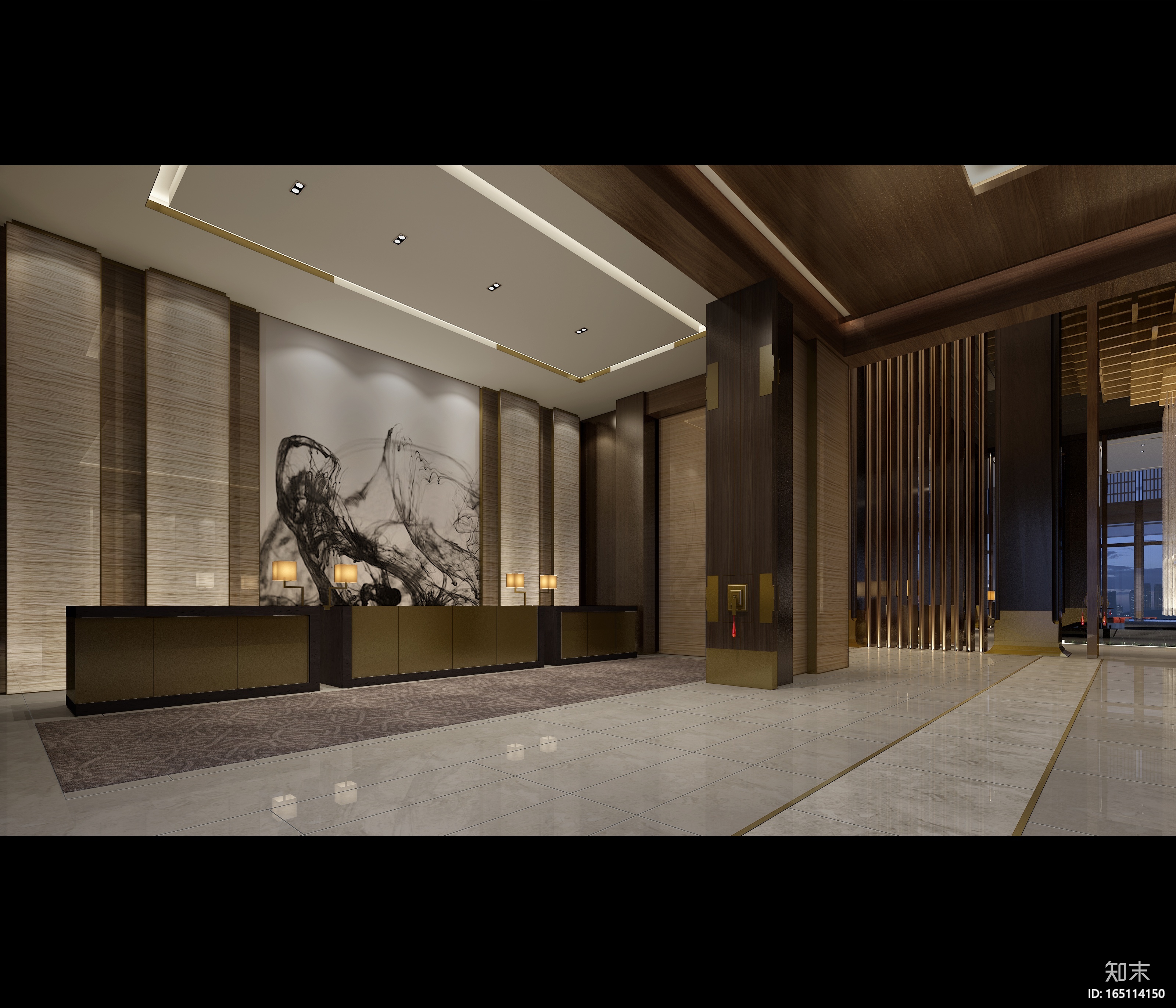[西安]凯悦酒店装修施工图+效果图+官方摄影cad施工图下载【ID:165114150】