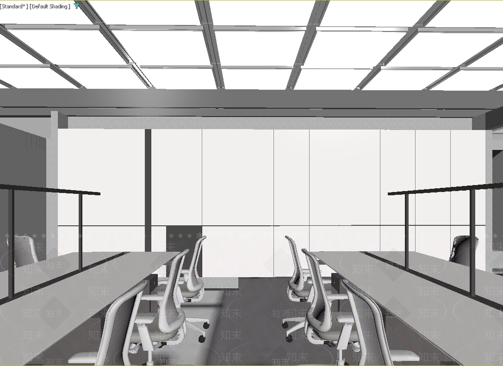 工业办公区3D模型下载【ID:1214841662】