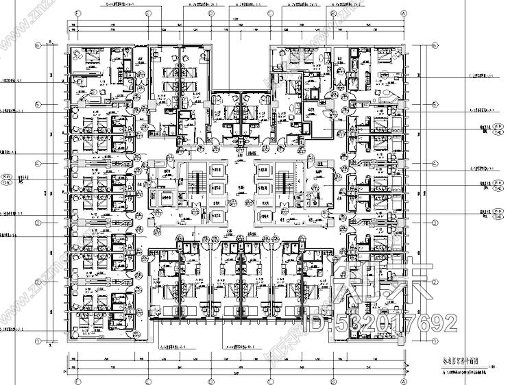 希尔顿欢朋酒店设计施工图附效果图+物料表+实景照片施工图下载【ID:532017692】
