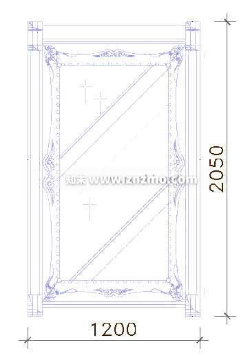 镜子cad施工图下载【ID:181973141】