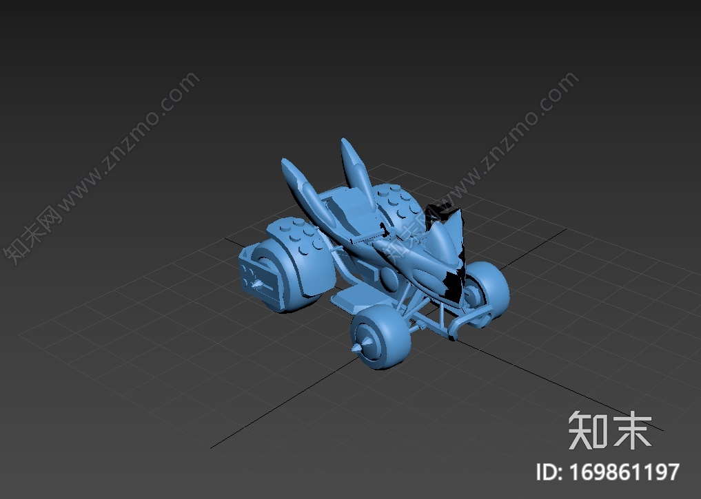 QQ飞车3d打印模型下载【ID:169861197】