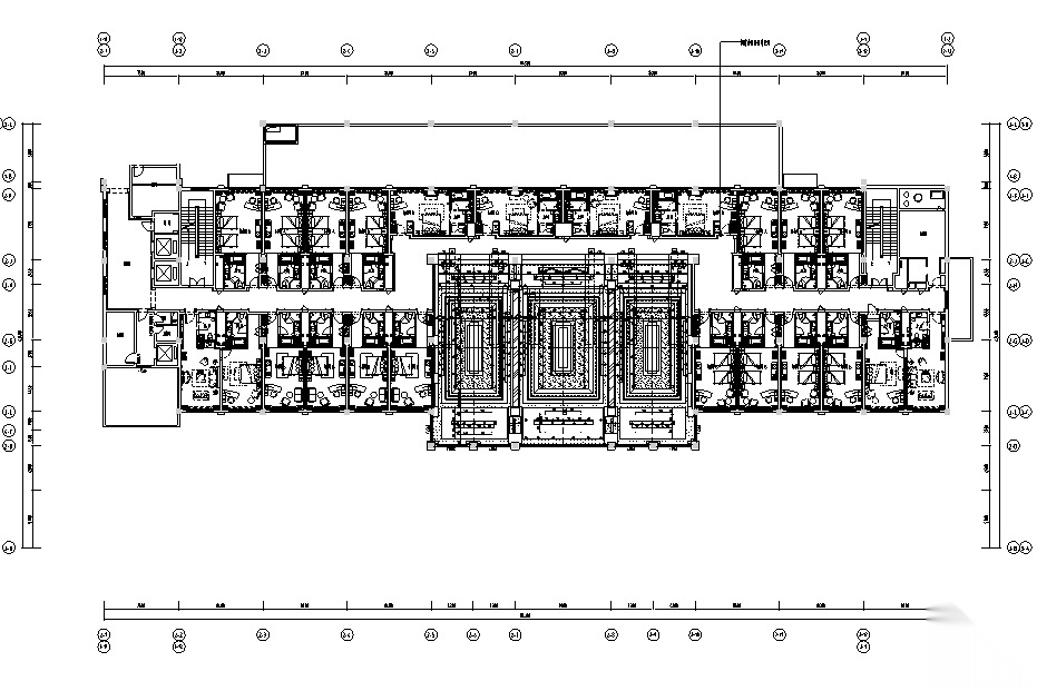 [河南]平顶山建国迎宾馆设计施工图（附效果图）cad施工图下载【ID:160411177】