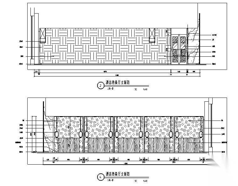 [河南]平顶山建国迎宾馆设计施工图（附效果图）cad施工图下载【ID:160411177】