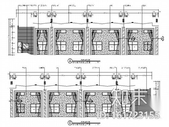 医院多功能会议室装修图cad施工图下载【ID:161723155】