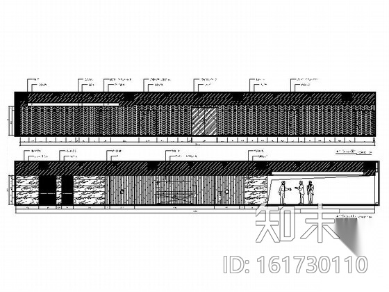 [福建]综合型现代企业集团办公楼施工图（含效果）cad施工图下载【ID:161730110】
