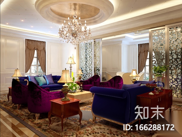 [辽宁]科林瑞城御园办公空间设计施工图（附效果图）cad施工图下载【ID:166288172】