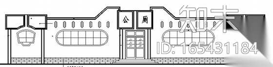 某学校公共厕所建筑施工图（2套）cad施工图下载【ID:165431184】