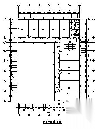 某四层卫生院行政楼建筑方案图cad施工图下载【ID:151592160】