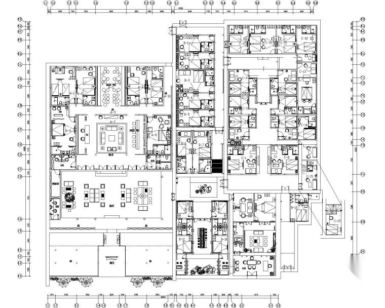 [云南]丽江禅意中式风格民宿酒店施工图+效果图（附水...cad施工图下载【ID:160410131】