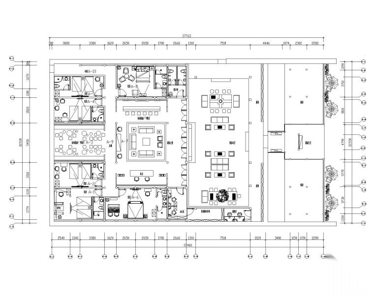 [云南]丽江禅意中式风格民宿酒店施工图+效果图（附水...cad施工图下载【ID:160410131】