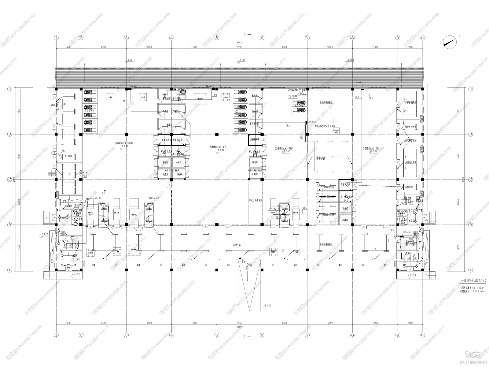 广东机场货运库工程电气施工图2019施工图下载【ID:1102858461】