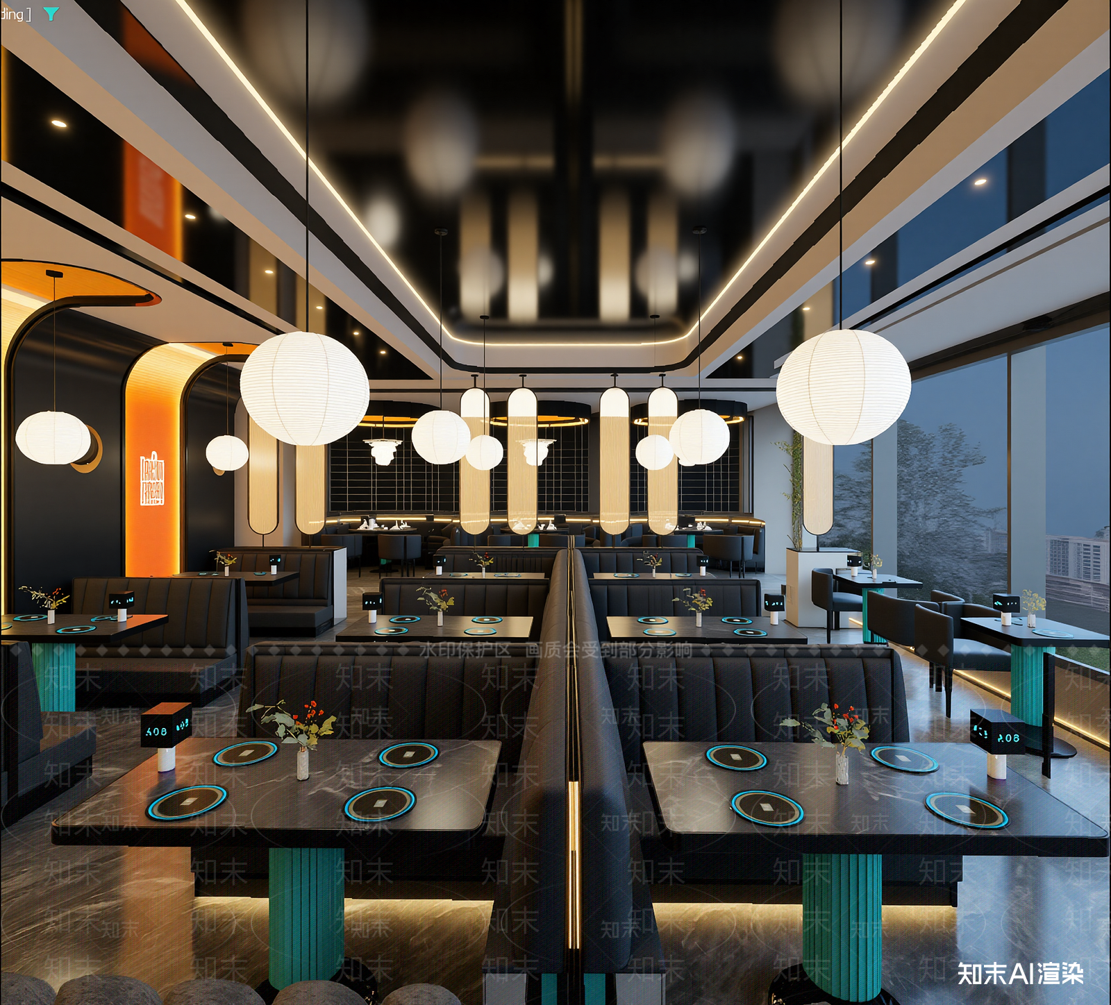 现代其他餐饮空间3D模型下载【ID:1213912502】